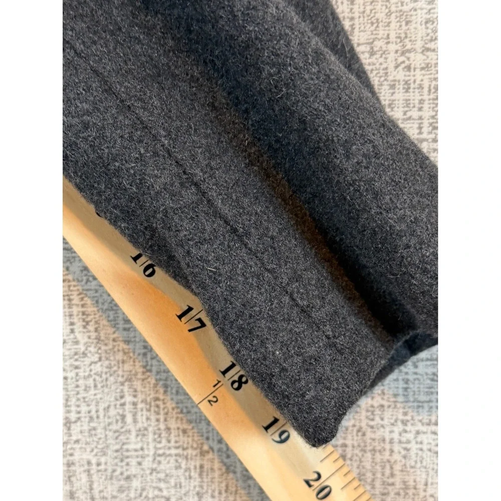 Guess‎ Mens Gray Wool Blend Pea Coat Double Breasted Heavyweight Winter Jacket L
